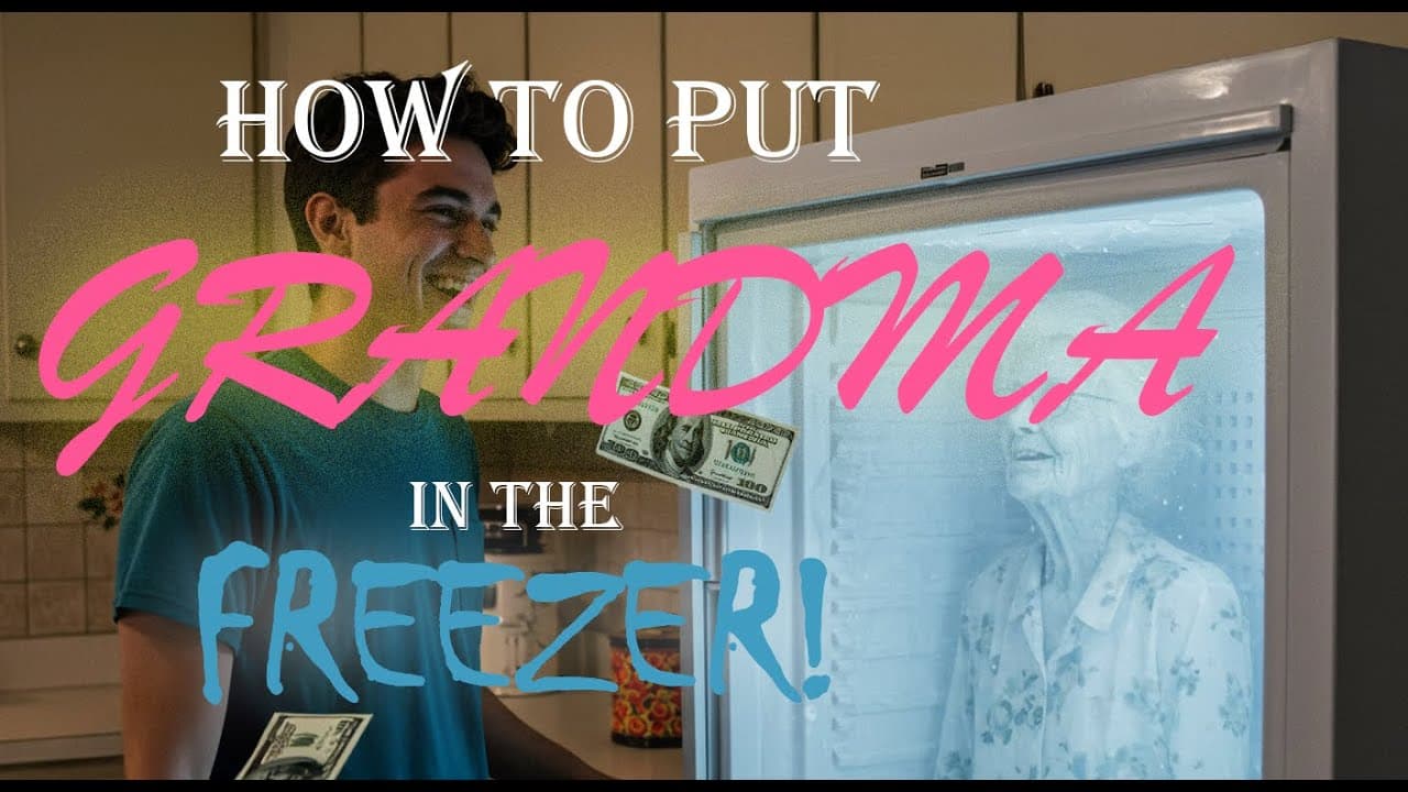 Put Your Grandma In The Freezer And Get Paid - Music Video #chatgpt #ai #comedy #wtf #grandma #music