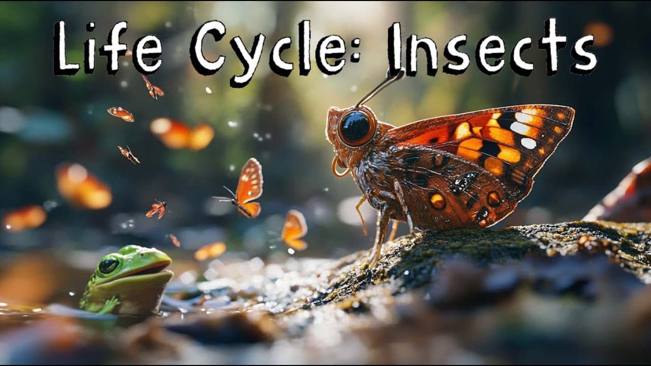 The Amazing Life Cycle of Insects 🦋🐞 | Learn the 4 Stages!