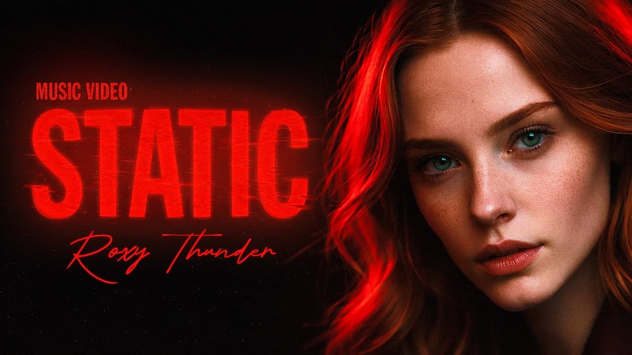 ⚡Roxy Thunder - Static (Official Music Video) | Synth Rock • 🎸80s Arena Rock