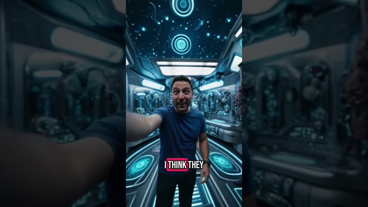 When aliens abduct you and now you’re in the group chat 👽🛸 #aivideo #parody #veo3 #uap